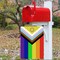 New Intersex Progress Pride Garden Flag 12x18 Double Sided- Mini Progressive Gay Pride Rainbow Yard Lawn Flag Outdoor Yard Decorative